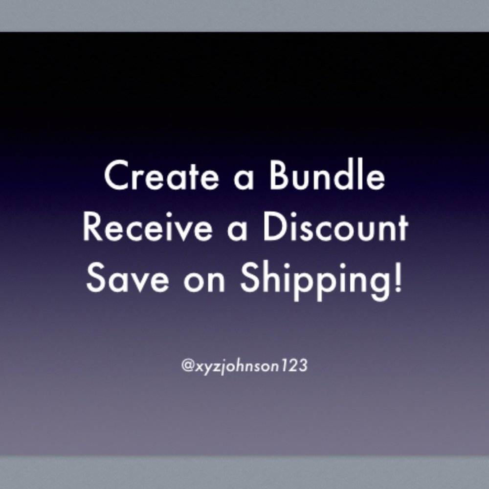Bundle & Save!